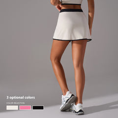 Outdoor Fitness Split A- Line Sports Skirt - kinko