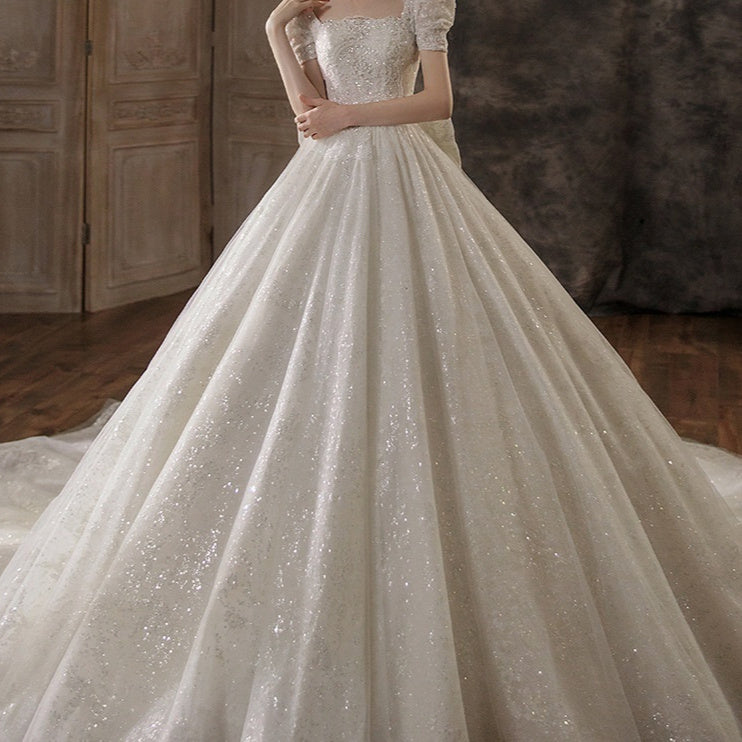 Temperament Bride Retro Super Fairy Mori Style Dream Wedding - kinko