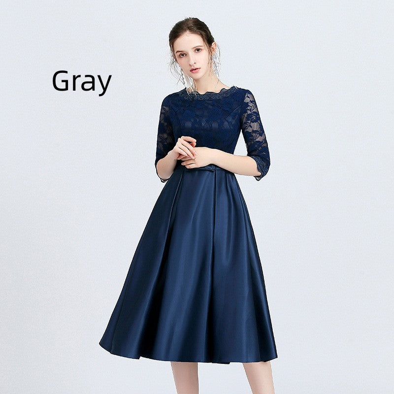Versatile Casual Mid Length Evening Dress For Women - kinko
