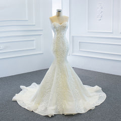 The Wedding Dress Wears Two Fishtail Tail Tube Tops, The Temperament Is Thin And Dreamy - kinko
