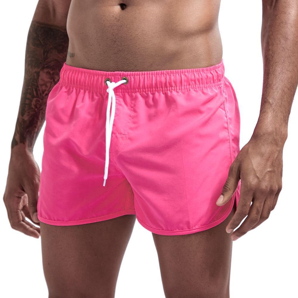 Wrap men's shorts, home pants, smooth beach pants, slim pants, shorts