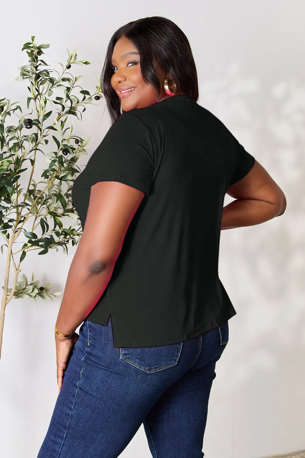 Basic Bae Full Size Round Neck Short Sleeve T-Shirt - kinko