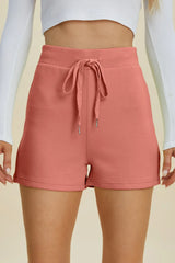 Basic Bae Full Size Air Scuba Drawstring High Waist Shorts - kinko