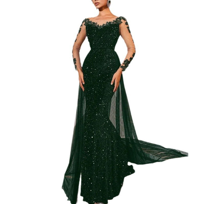 Women's Dance Lace Party Evening Dress - kinko