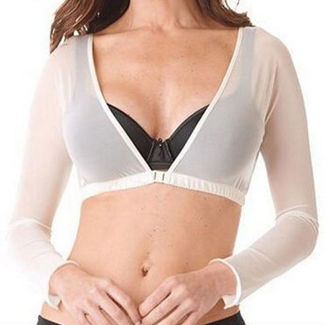 Women's Simple Pure Color Mesh Long-sleeved Top - kinko