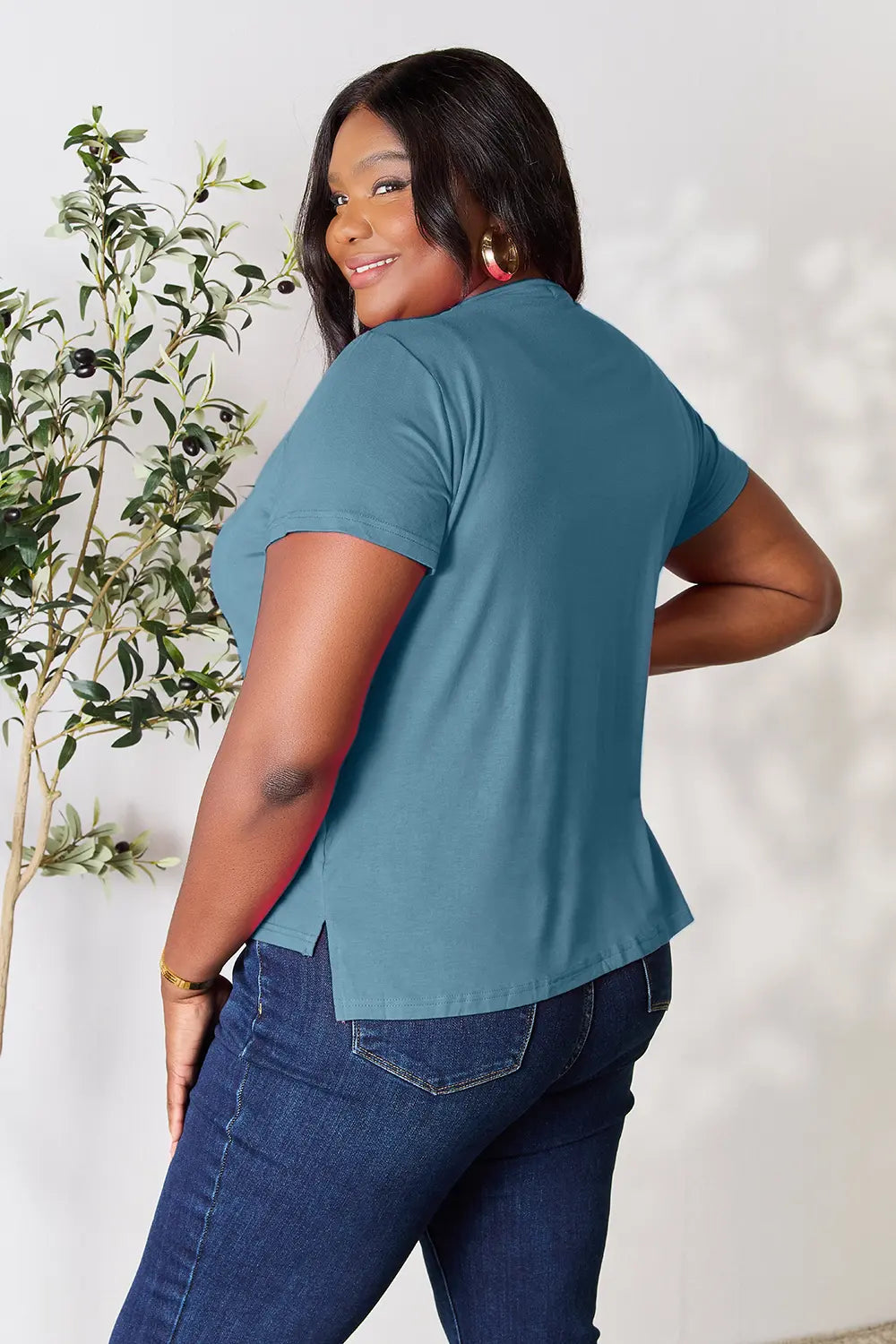 Basic Bae Full Size Round Neck Short Sleeve T-Shirt - kinko