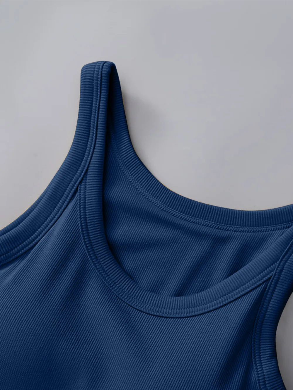 Round Neck Tank with Bra - kinko