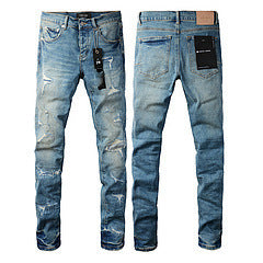 High Street Jeans Black Slim Fit Stretch Skinny Men - kinko