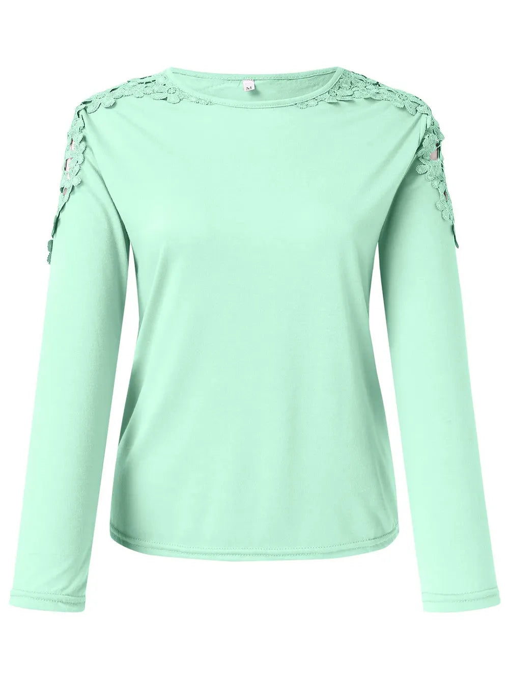 Full Size Cutout Round Neck Long Sleeve T-Shirt - kinko