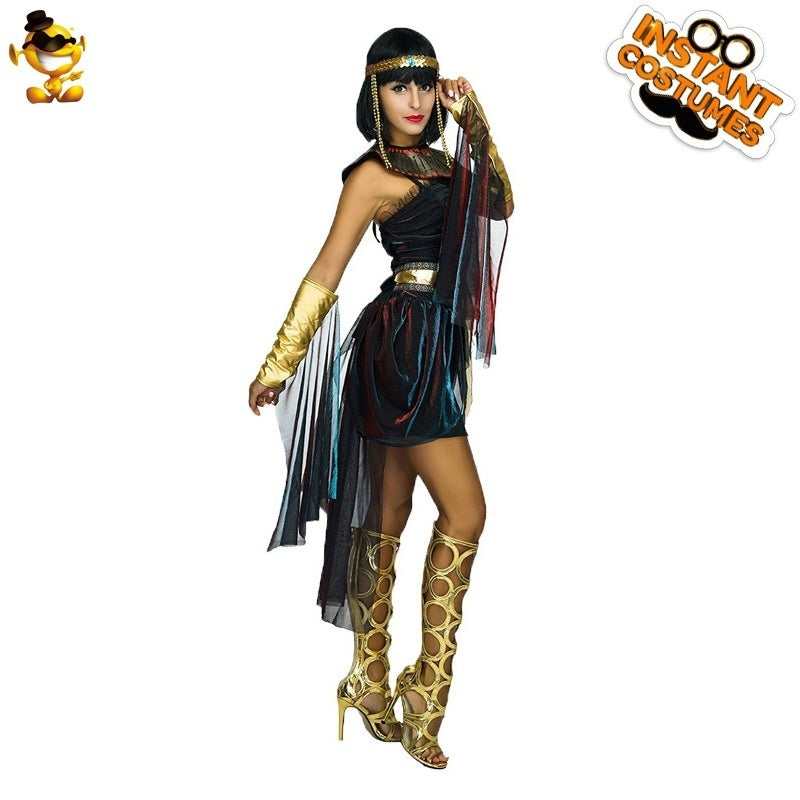 Halloween Women's Cleopatra Role-playing Party Clothes - kinko