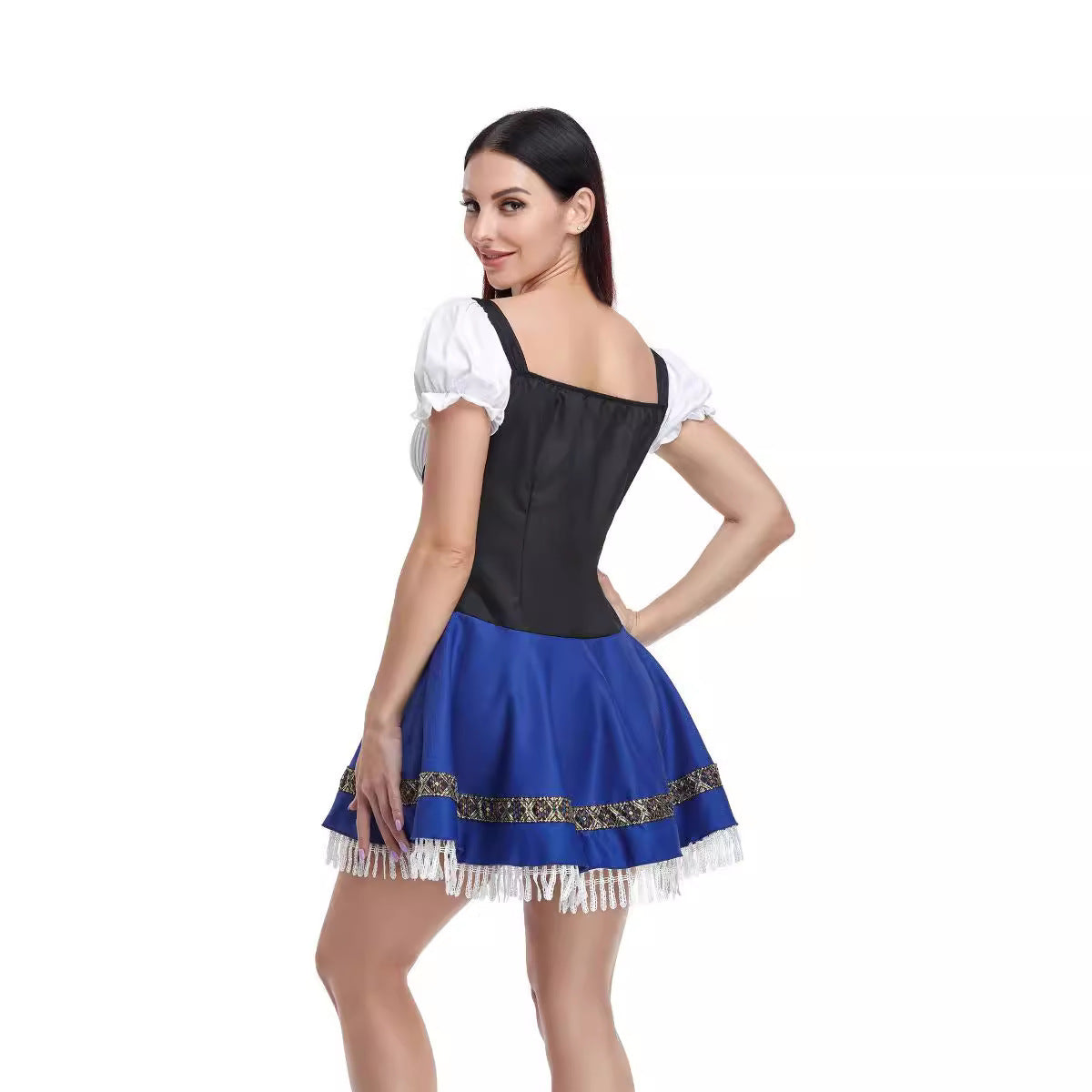 Halloween Maid Uniform Barmaid Dresses - kinko