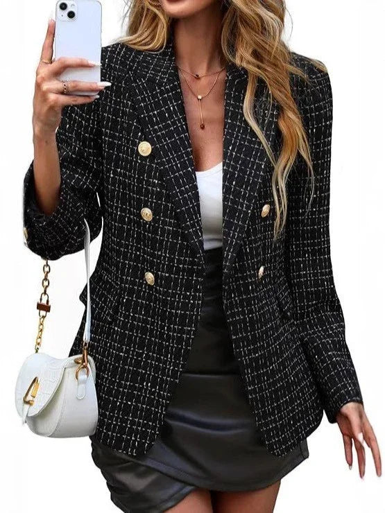 Women's Clothing Solid Color Suit Autumn Simplicity Style - kinko