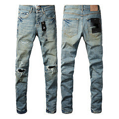 High Street Jeans Black Slim Fit Stretch Skinny Men - kinko