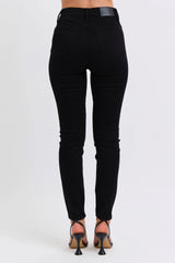 Judy Blue Plus Size HW Faux Leather Skinny Pants - kinko