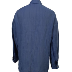 Women's Solid Color Loose, Comfortable, Simple And Versatile Lapel Long Sleeved Shirt Top - kinko