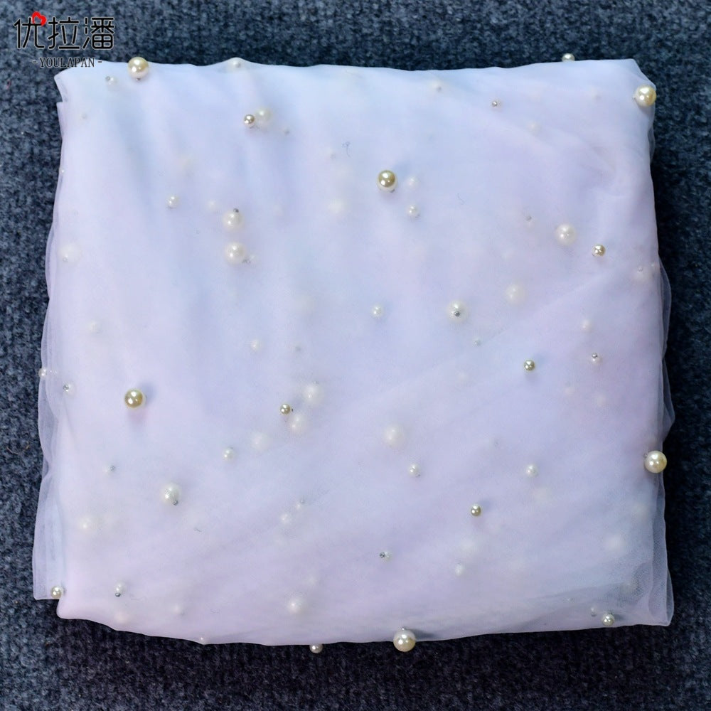Luxury Heavy Industry Bridal Pearl Veil - kinko