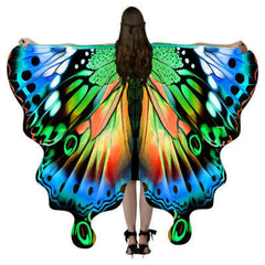 European And American Butterfly Talma Halloween Costume - kinko
