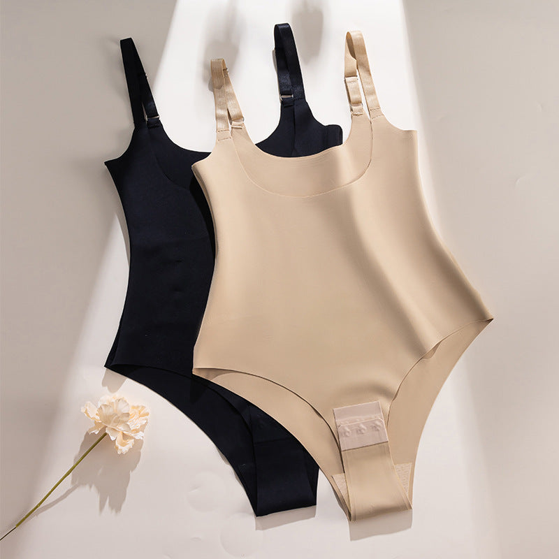 European And American Seamless Corset Women's Crotch Breasted Body Corset - kinko