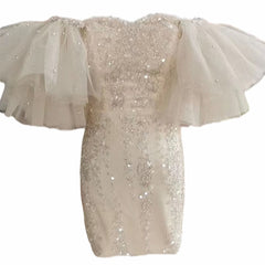 Tube Top Cinched Waist Miniskirt Fairy - kinko