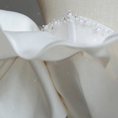 Satin Light Wedding Dress Bride French Super Fairy - kinko