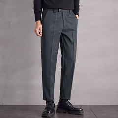 Fall Winter Men Straight Casual Pants