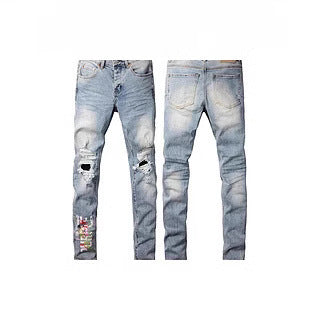 High Street Jeans Black Slim Fit Stretch Skinny Men - kinko