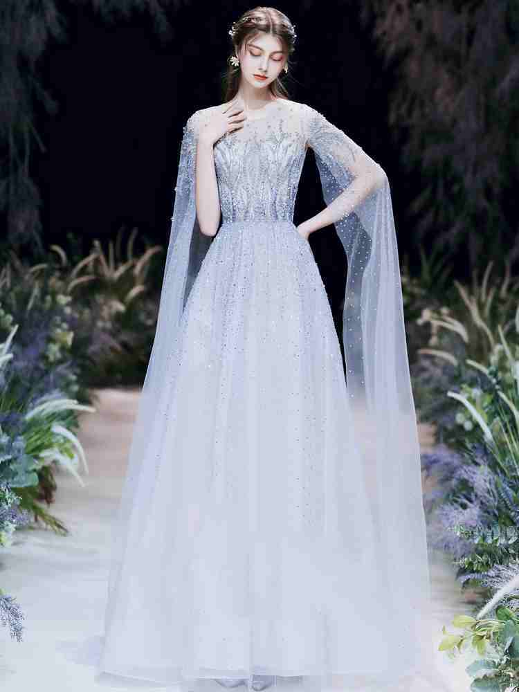 High-end Engagement Evening Dress Light Luxury Niche Wedding Banquet Female - kinko