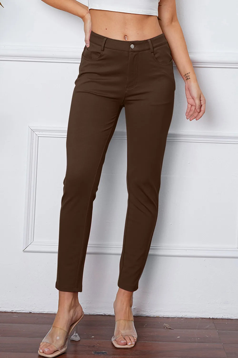 StretchyStitch Pants by Basic Bae - kinko