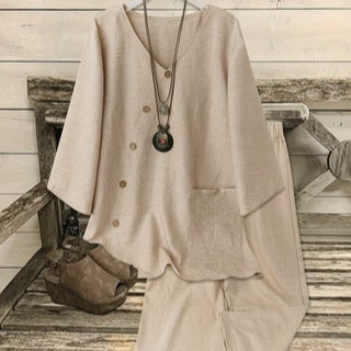 Urlaub Casual Loose Hose Dünne Top Hosen