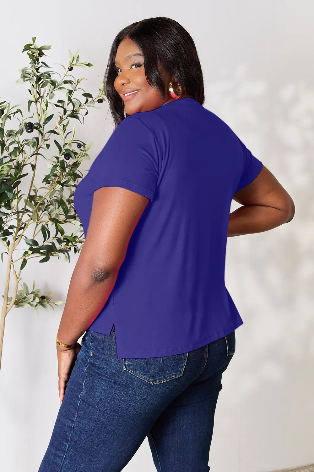 Basic Bae Full Size Round Neck Short Sleeve T-Shirt - kinko