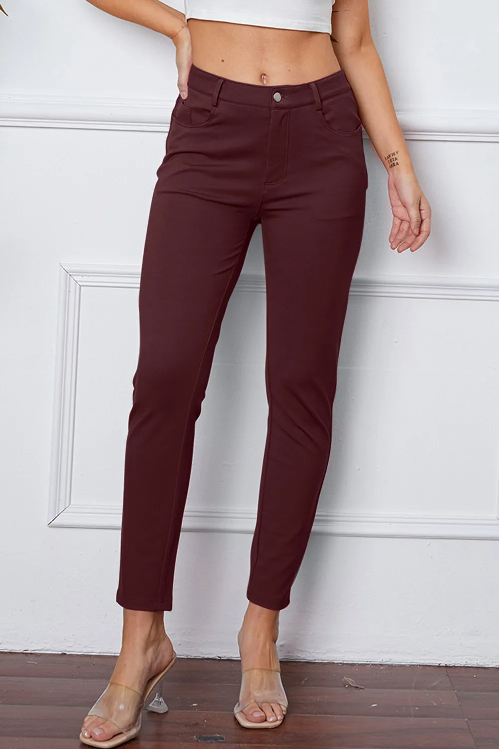StretchyStitch Pants by Basic Bae - kinko