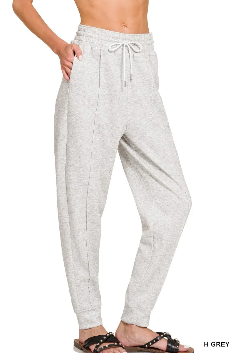 Zenana Drawstring Sweatpants with Pockets - kinko