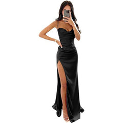 European And American Women's Clothing Sleeveless Camisole Evening Dress - kinko