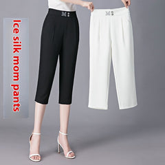 High Waist Thin Plus Size Casual Tappered Harem Pirate Shorts - kinko