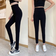 Bottoming Women's Outer Wear Plus Velvet Pencil Pants Students - kinko