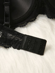 Women's sexy underwear soft lace underwire gathering support breast 3/4 cup bra fitting curve fashion lingerie female