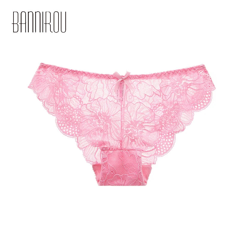Underwear For Woman Sexy Lace Briefs Women Panties Mid-Rise High Quality Female Panties Woman Underwear Intimates 1Pcs BANNIROU