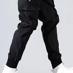 50%HOTMen's Jogging Overalls Casual Hip Hop Pocket Men's Pants Solid Color Thin Spring Summer Men's Sports Pants