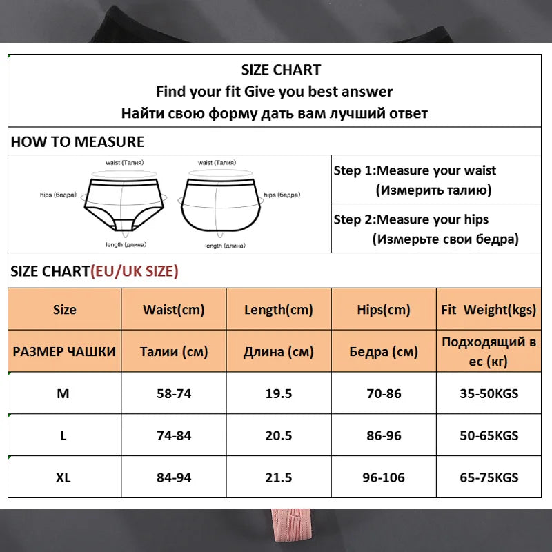 Women's Sports Comfortable Underwear Ladies Pure Cotton Seamless Underwear Underwear Girls Mid-waist Breathable Underwear Briefs