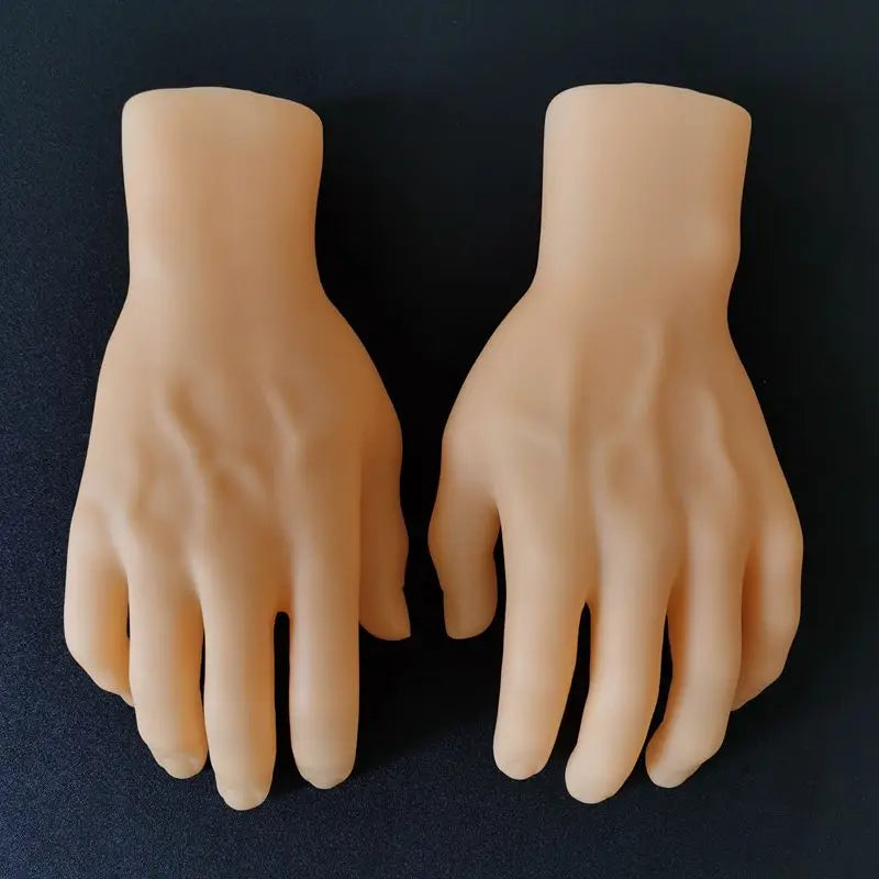 1 Pair Of Male Hand Mannequin Model Watch Jewelry Display Rack Organizer Crafts Festival Funny DIY Accessories