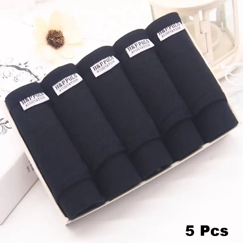 Cotton Underwear Women's Panties Girl Briefs Sexy Lingerie Plus Size Female Ladies Underpants Pantys L-XXL Hemming Solid Design