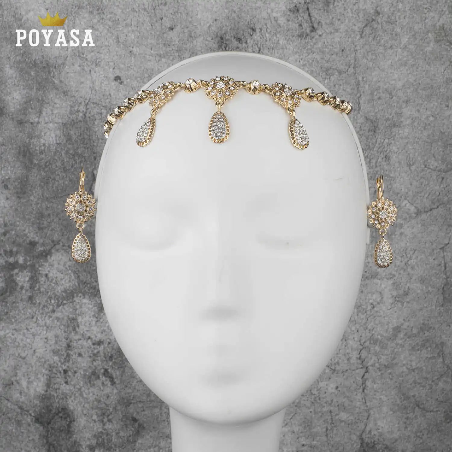 Algerian wedding hair accessories for women three colors