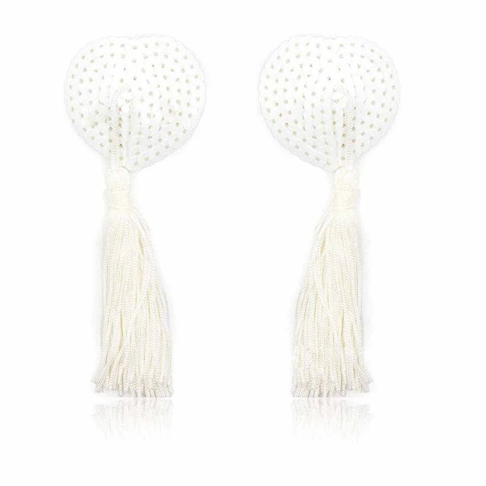 2025 Sexy Exotic Accessories Women Lingerie Sequin Tassel Breast Bra Nipple Cover Pasties Stickers Petals Clothing