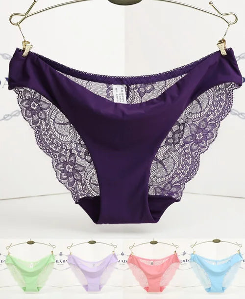 5Pcs Underwear Women Panties Cotton Underwear Briefs Sexy Panties Women Lace Lingeries Cueca Calcinhas Shorts Underpants Girls