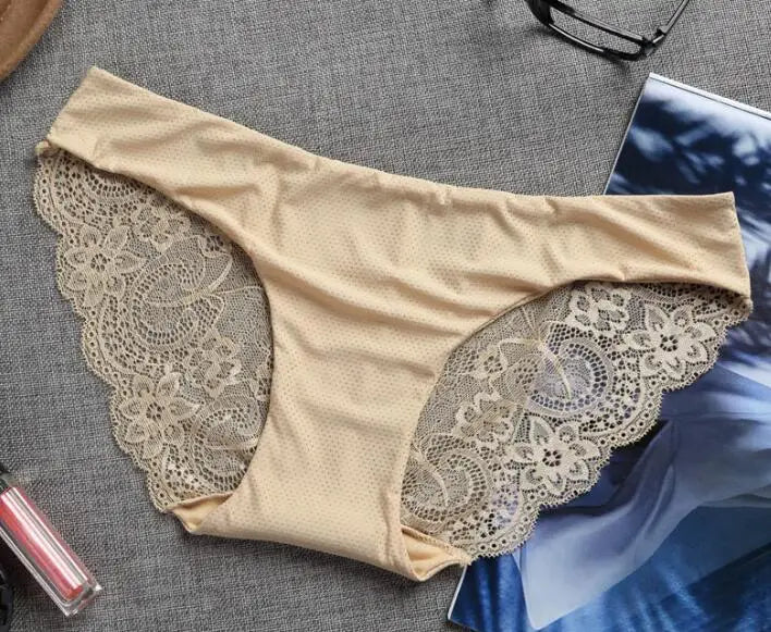 5Pcs Underwear Women Panties Cotton Underwear Briefs Sexy Panties Women Lace Lingeries Cueca Calcinhas Shorts Underpants Girls