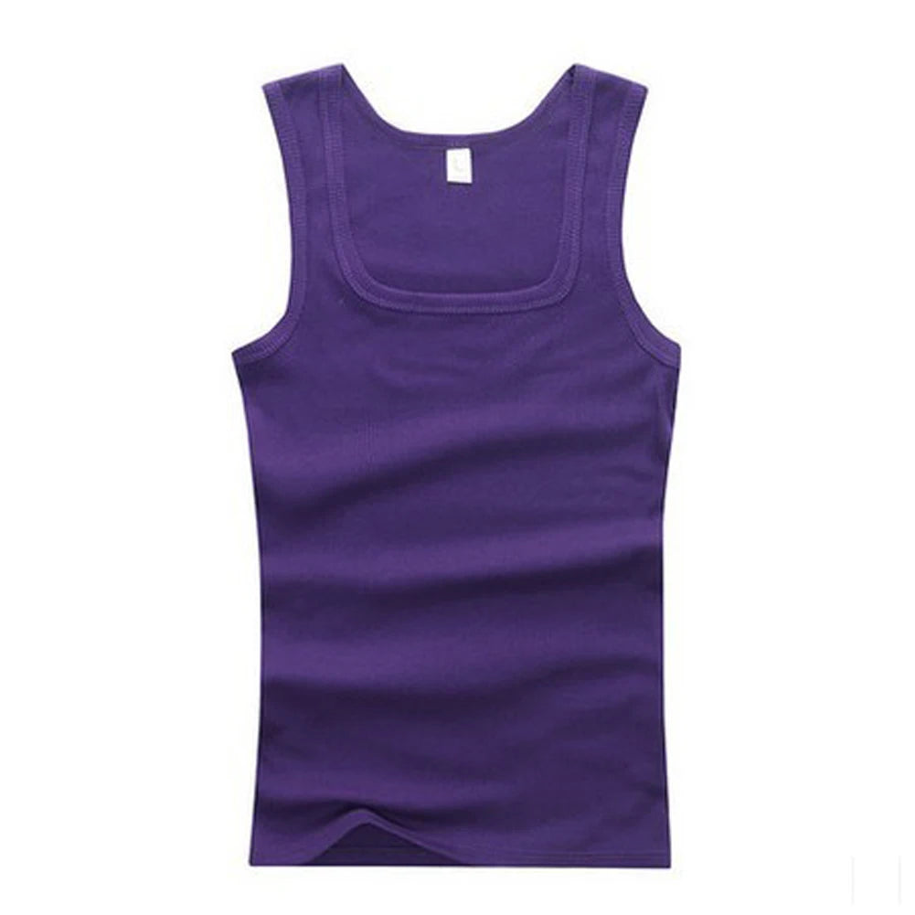 New Casual Bodybuilding Vest Summer Plus Size Men Clothing Tank Tops Black White Gray Singlets Sleeveless Fitness Men Vest Tees