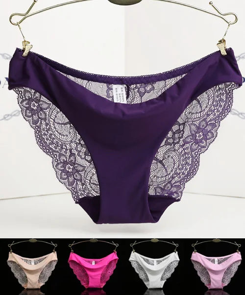 5Pcs Underwear Women Panties Cotton Underwear Briefs Sexy Panties Women Lace Lingeries Cueca Calcinhas Shorts Underpants Girls