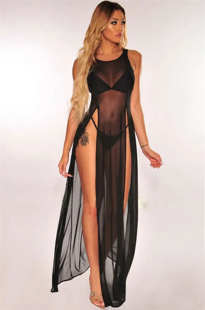 Sexy Women Swimsuit Beach Cover Ups Soild Color Summer Hot Female Long Bikini Swimwear Wrap Pareo Cover Up Beach Sarong Dress