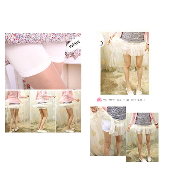 2024 Fashion Women Briefs Tight Shorts Underwear Girls Safety Short Pants Women New White Female Underwear Large Size
