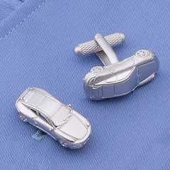 Matte Cufflinks Car mens Suit Accessories Dress Shirts Brushed Cuff Links With High Quality Gift Box